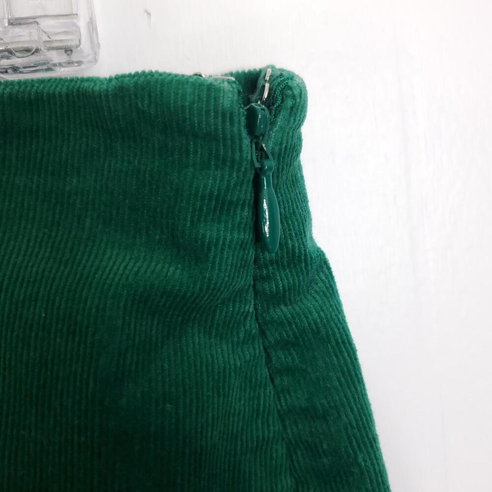 Old Navy Skirt Womens Size 2 Corduroy Pencil Jute Green Modest Twee Preppy - Picture 4 of 9